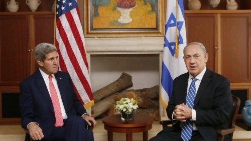 Нетанияху и Керри обсудят условия возобновления переговоров с палестинцами - ảnh 1